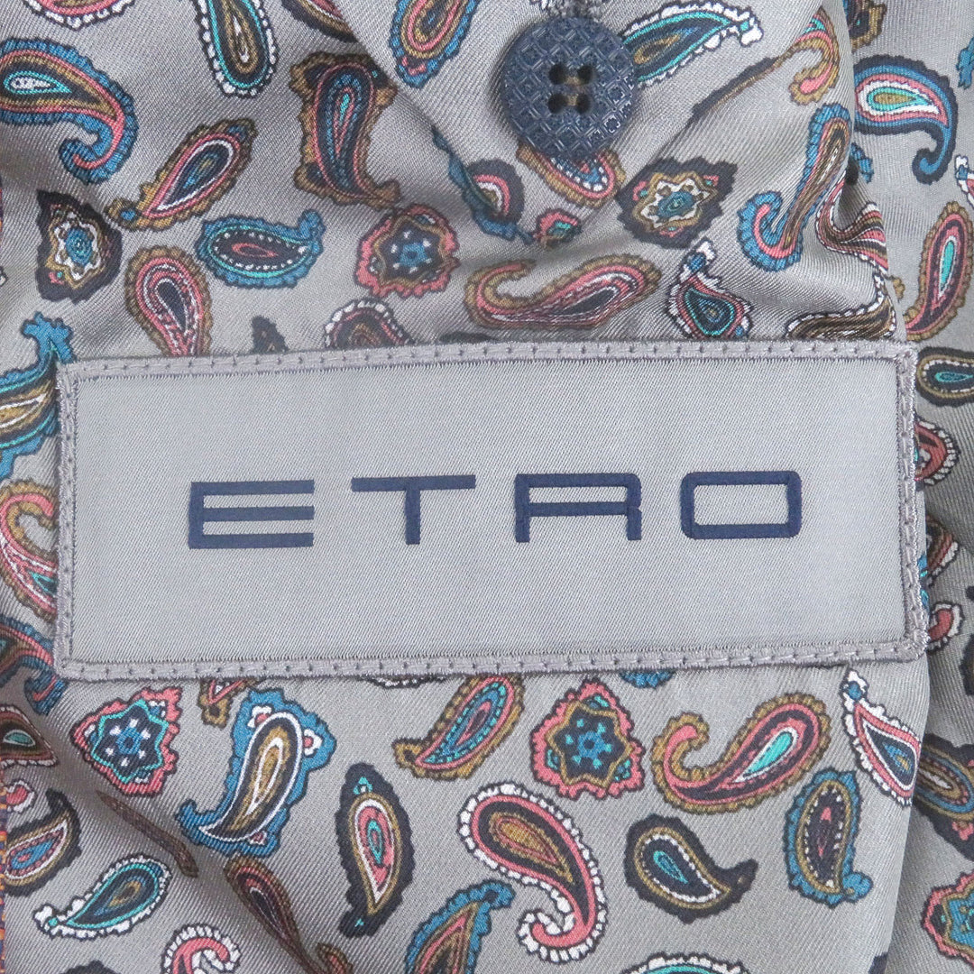 優れたETROのテーラードジャケット リバースペイズリー柄