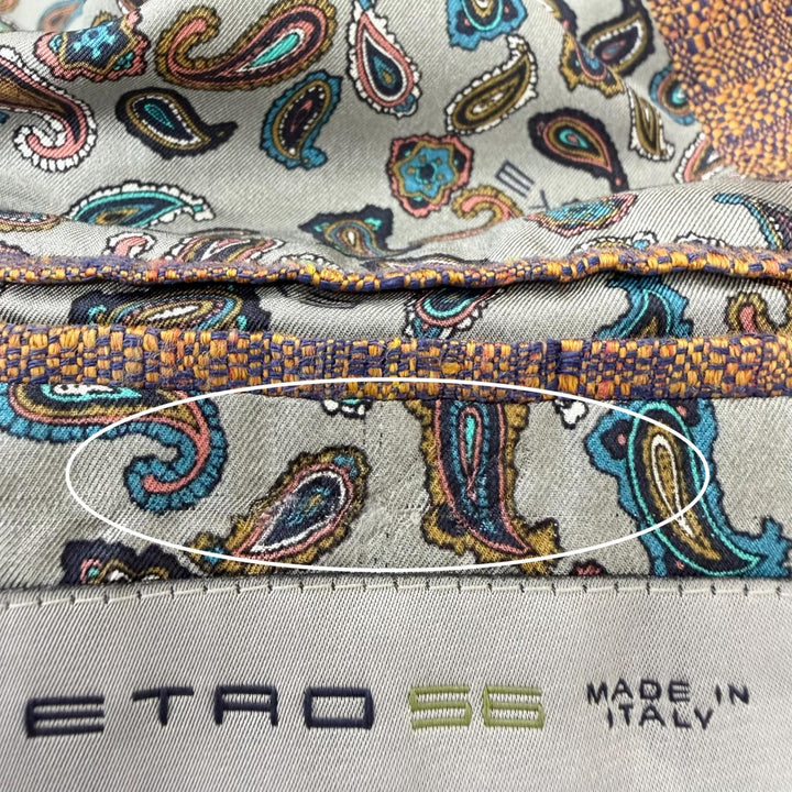 Excellent ETRO tailored jacket Reverse Paisley Pattern