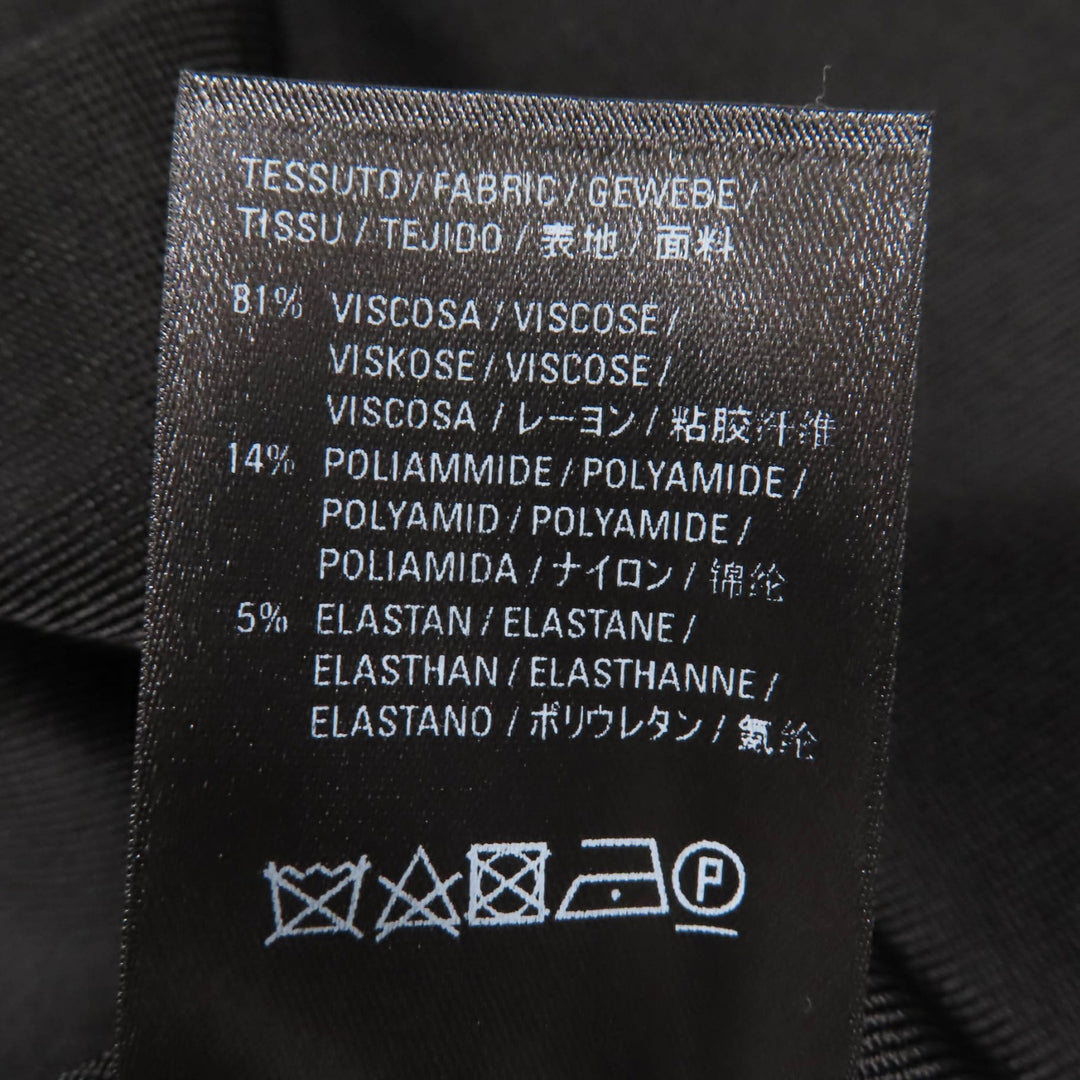BALENCIAGA カーディガン ロゴ 長袖 ニット ブラック レーヨン レディース M 620997 美品