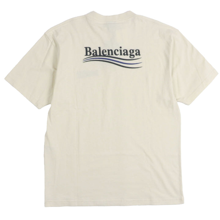 新品 BALENCIAGA Tシャツ クリーム コットン メンズ XXS 641655