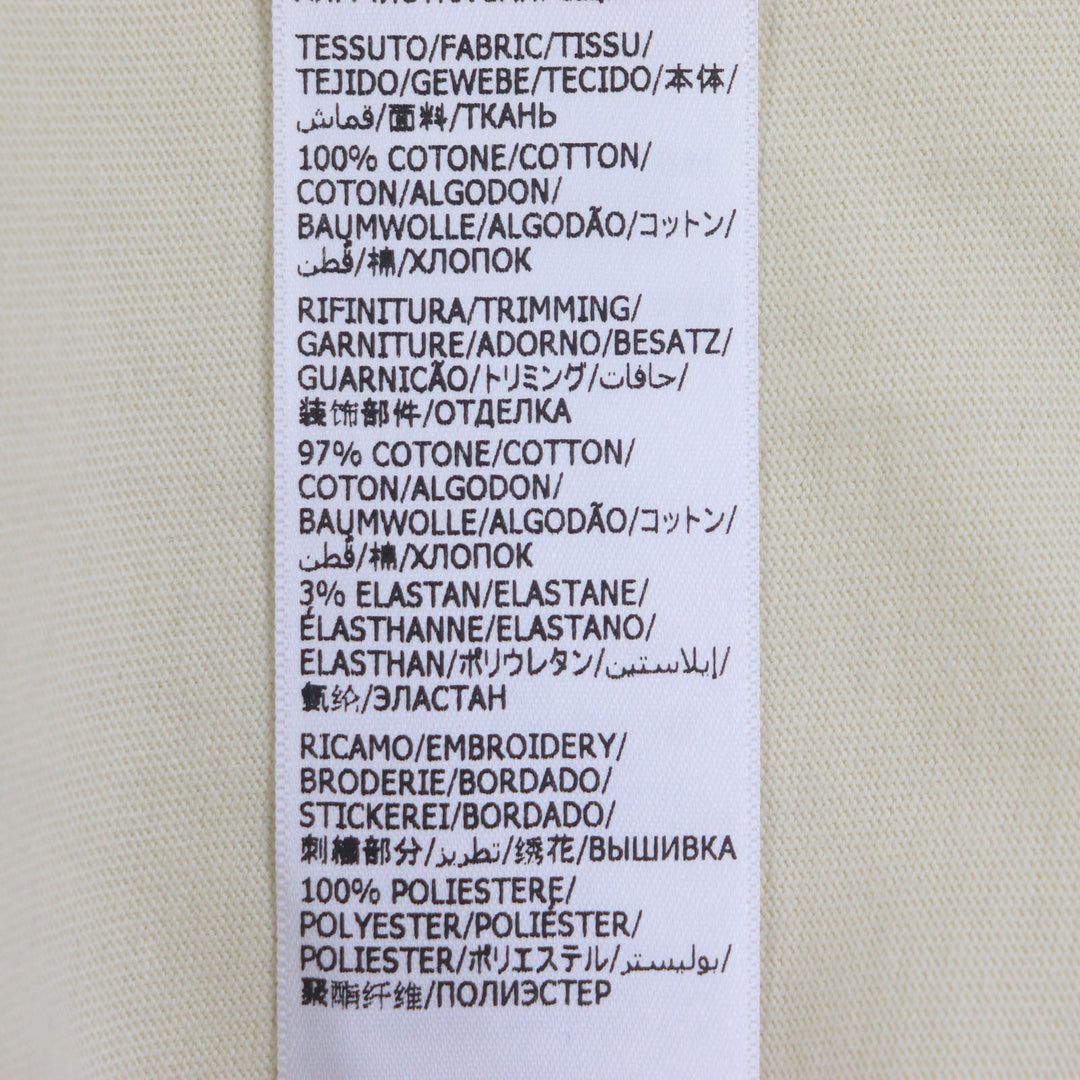 新品 BALENCIAGA Tシャツ クリーム コットン メンズ XXS 641655