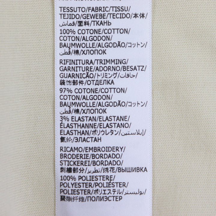 新品 BALENCIAGA Tシャツ クリーム コットン メンズ XXS 641655