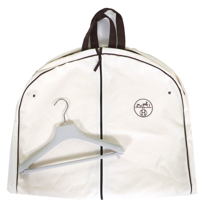 HERMES カーディガン Les Tambours Finesse ベルト付きツイル レーン ロングニット 38 3H2840D1