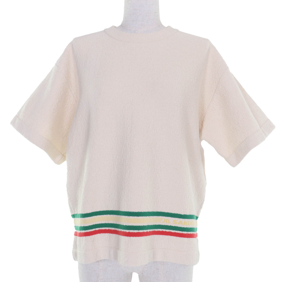 JIL SANDER+ トップス 半袖 ロゴ入り アイボリー コットン レディース 32 JPPU751509
