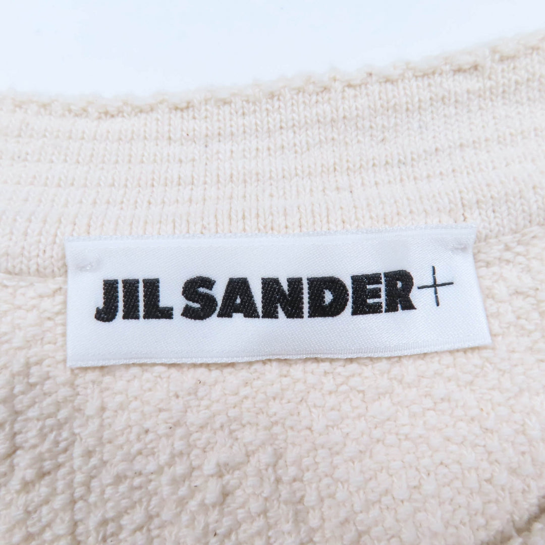 JIL SANDER+ トップス 半袖 ロゴ入り アイボリー コットン レディース 32 JPPU751509