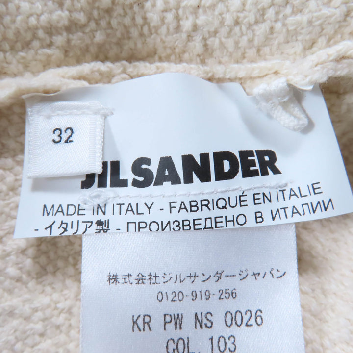 JIL SANDER+ トップス 半袖 ロゴ入り アイボリー コットン レディース 32 JPPU751509