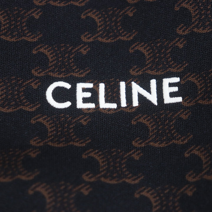 Excellent CELINE Jacket Dark brown polyester mens S 2Y74A366