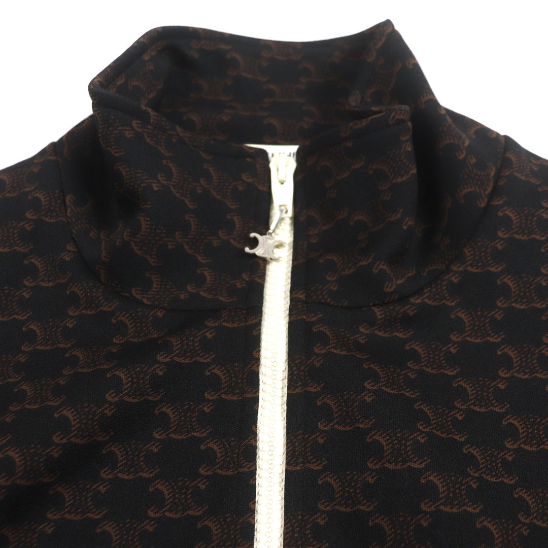 Excellent CELINE Jacket Dark brown polyester mens S 2Y74A366