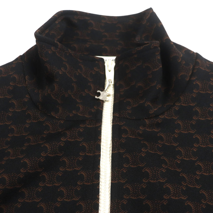Excellent CELINE Jacket Dark brown polyester mens S 2Y74A366