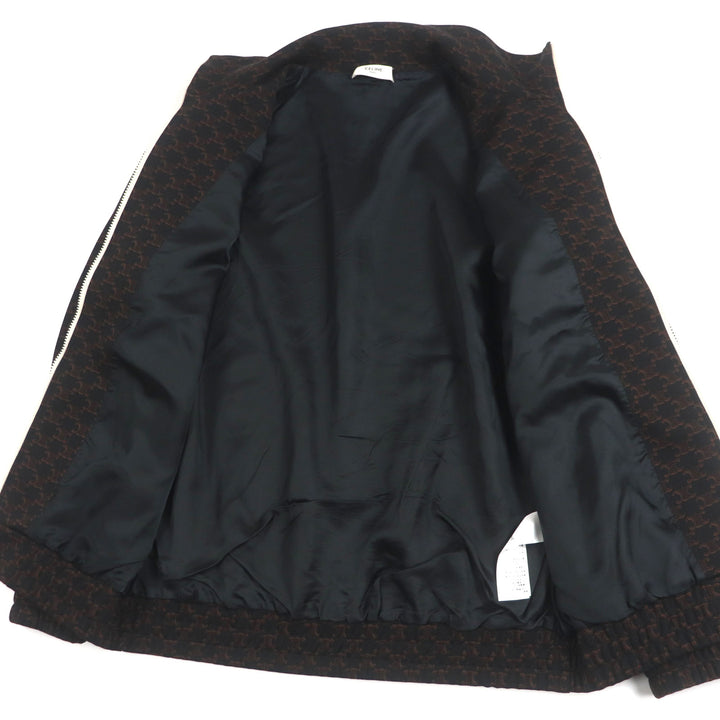 Excellent CELINE Jacket Dark brown polyester mens S 2Y74A366