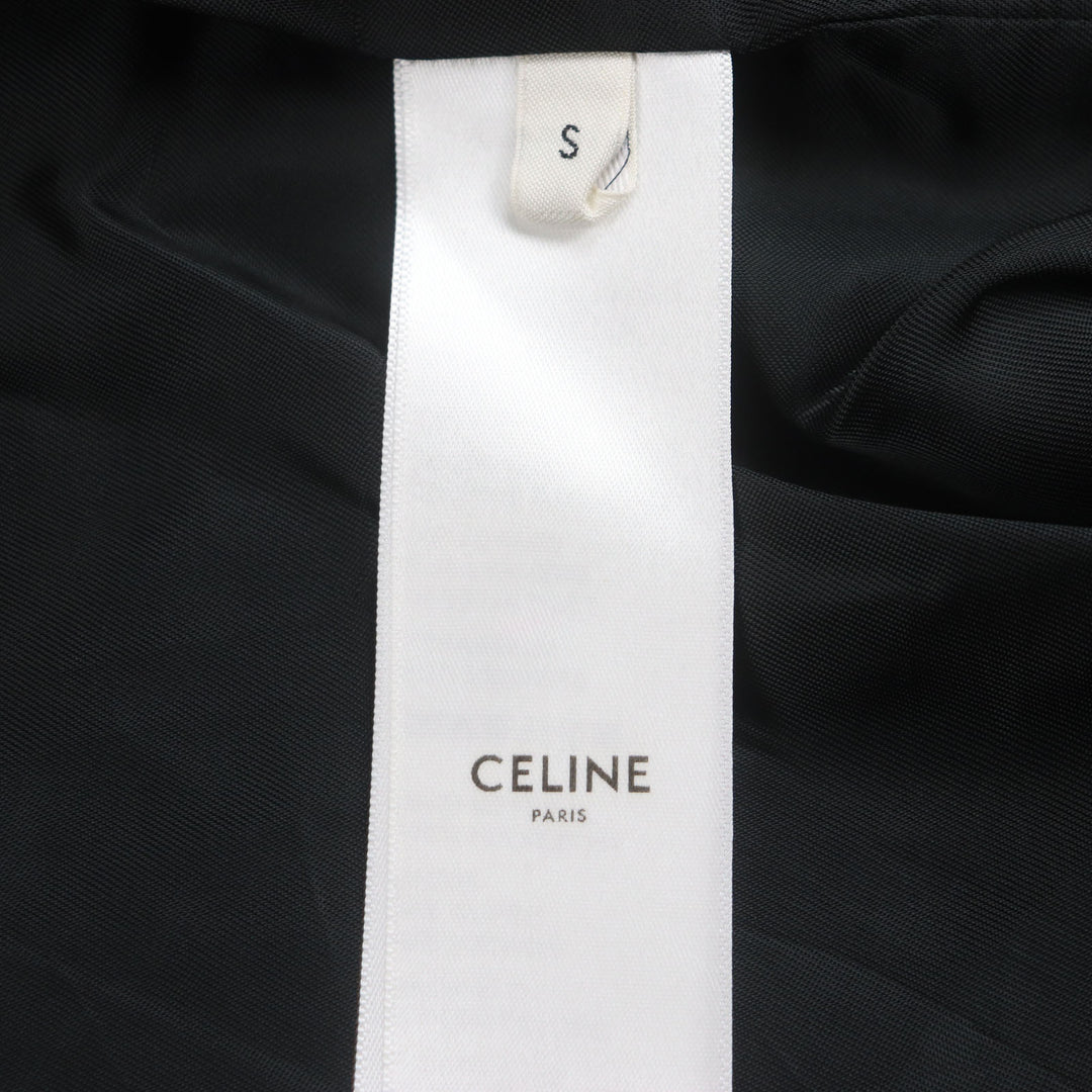 Excellent CELINE Jacket Dark brown polyester mens S 2Y74A366