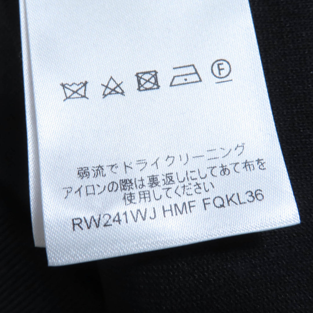 ルイ・ヴィトン トップス ワンベルト テクニカルニット プルオーバー ブラック ウール レディース XS