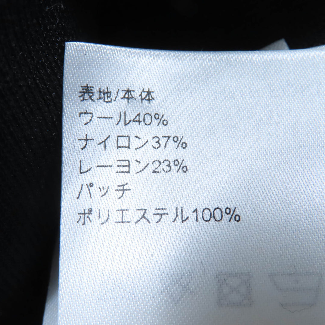 ルイ・ヴィトン トップス ワンベルト テクニカルニット プルオーバー ブラック ウール レディース XS