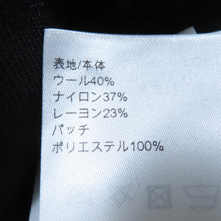 ルイ・ヴィトン トップス ワンベルト テクニカルニット プルオーバー ブラック ウール レディース XS