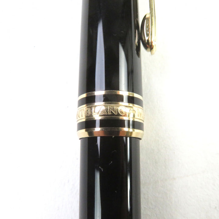 Great MONTBLANC Ballpoint pen Meisterstck Classic Logo engraved White Star Twist