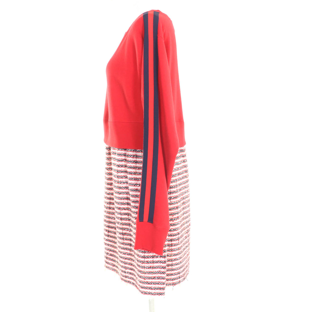 Pristine GUCCI one piece Web line Red cotton Women M 502126-X9N23