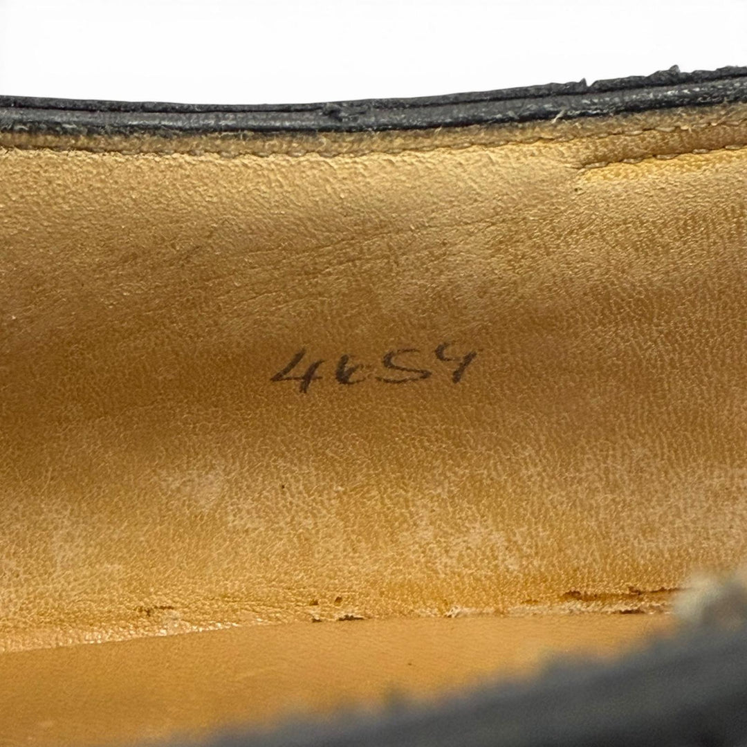 Discounted Very Good John Lobb Leather shoes OSNER black leather mens