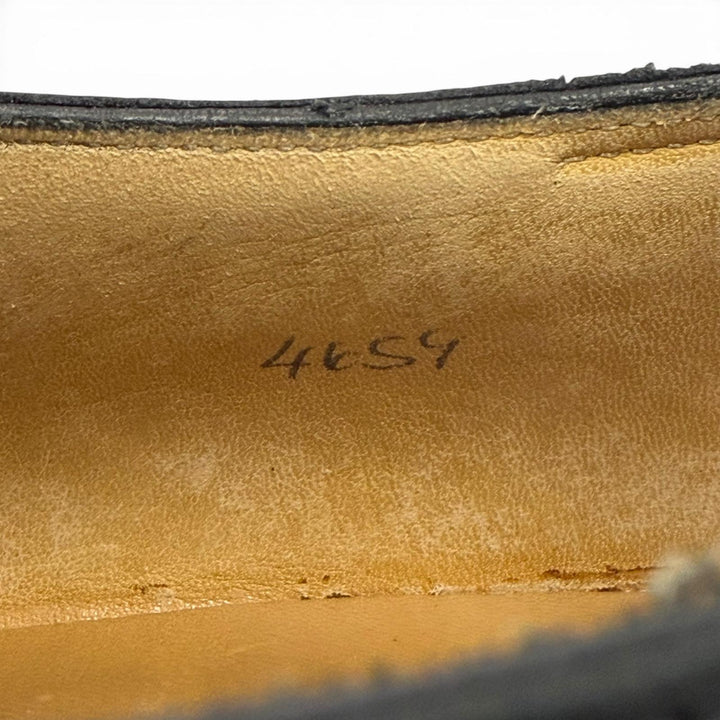Discounted Very Good John Lobb Leather shoes OSNER black leather mens