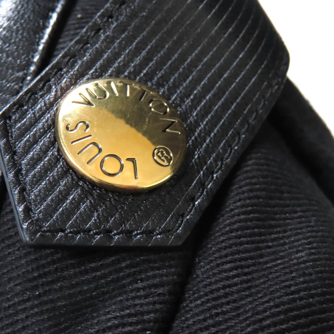 素晴らしい LOUIS VUITTON ショートパンツ ラムレザー パイピング LVプレート ロゴボタン レディース 34