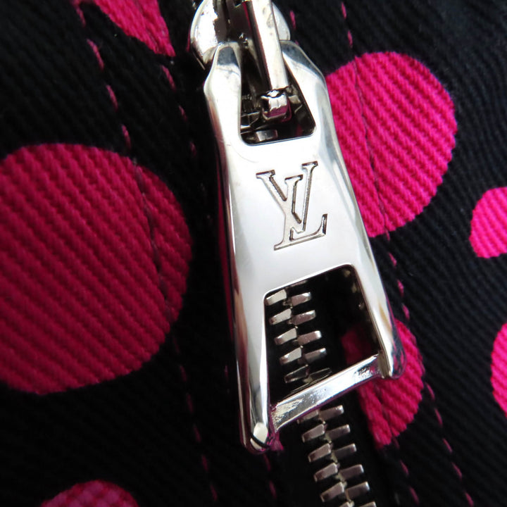 Excellent LOUIS VUITTON×Yayoi Kusama one piece infinity dot black cotton 36