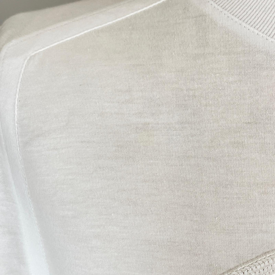 素晴らしいFENDI 半袖Tシャツ ズッカ柄 ロゴ バックフリンジデザイン XXS FS7111