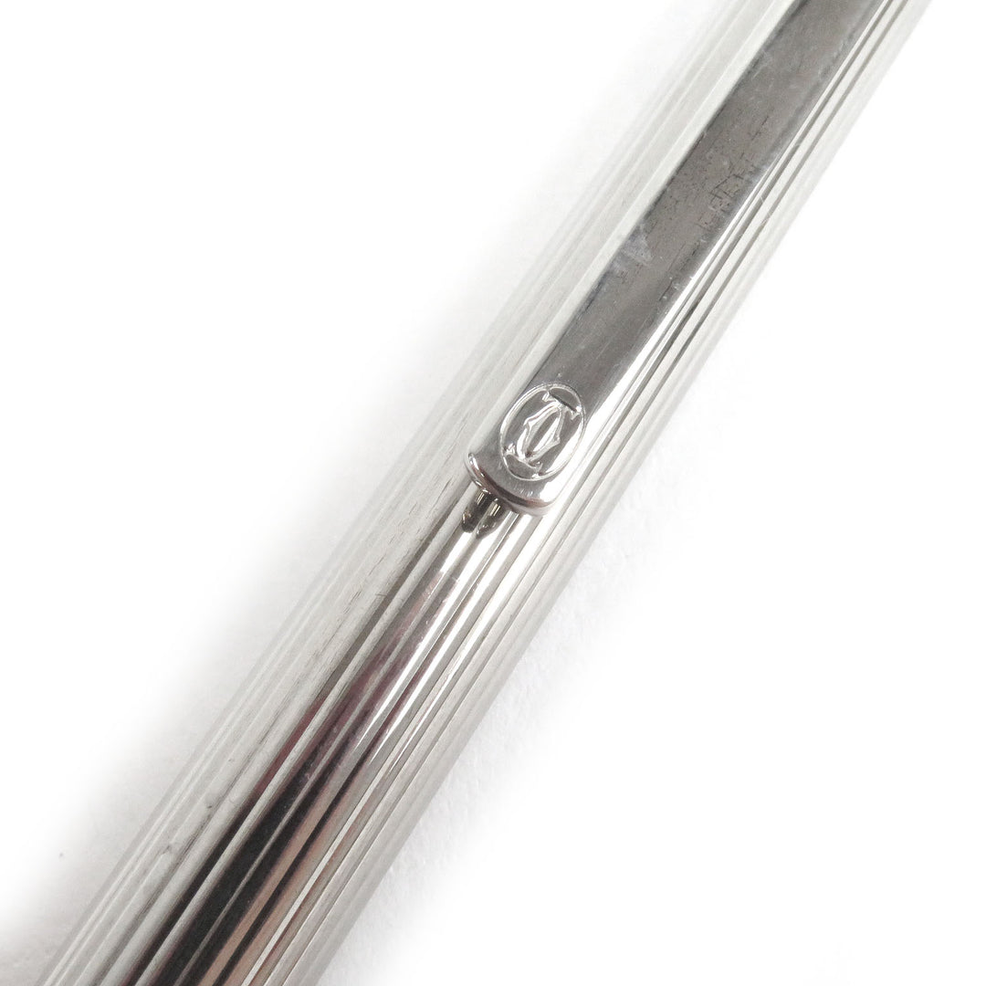 Pristine Cartier Ballpoint pen Must de Cartier Deadstock Twist Style Silver
