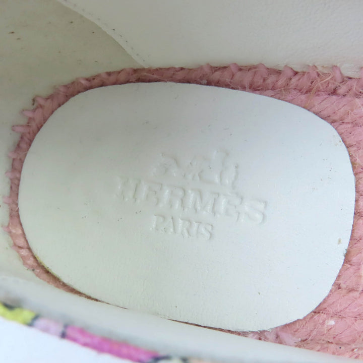 新品 HERMES スリッポン エスパドリーユ マルチ ー レディース 35 191063Z