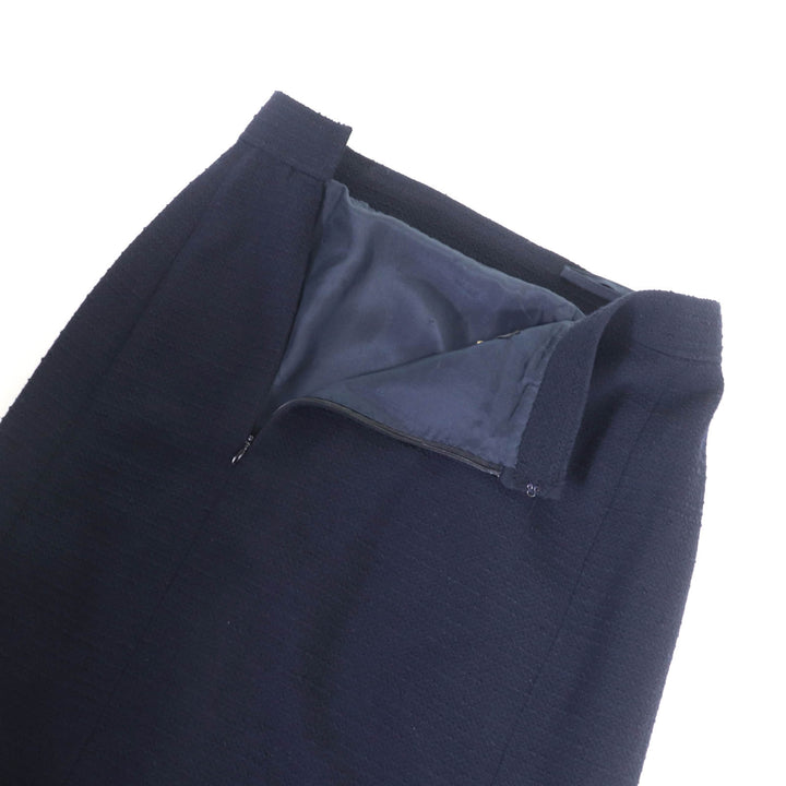 CHANEL BOUTIQUE suit Navy wool Women 36