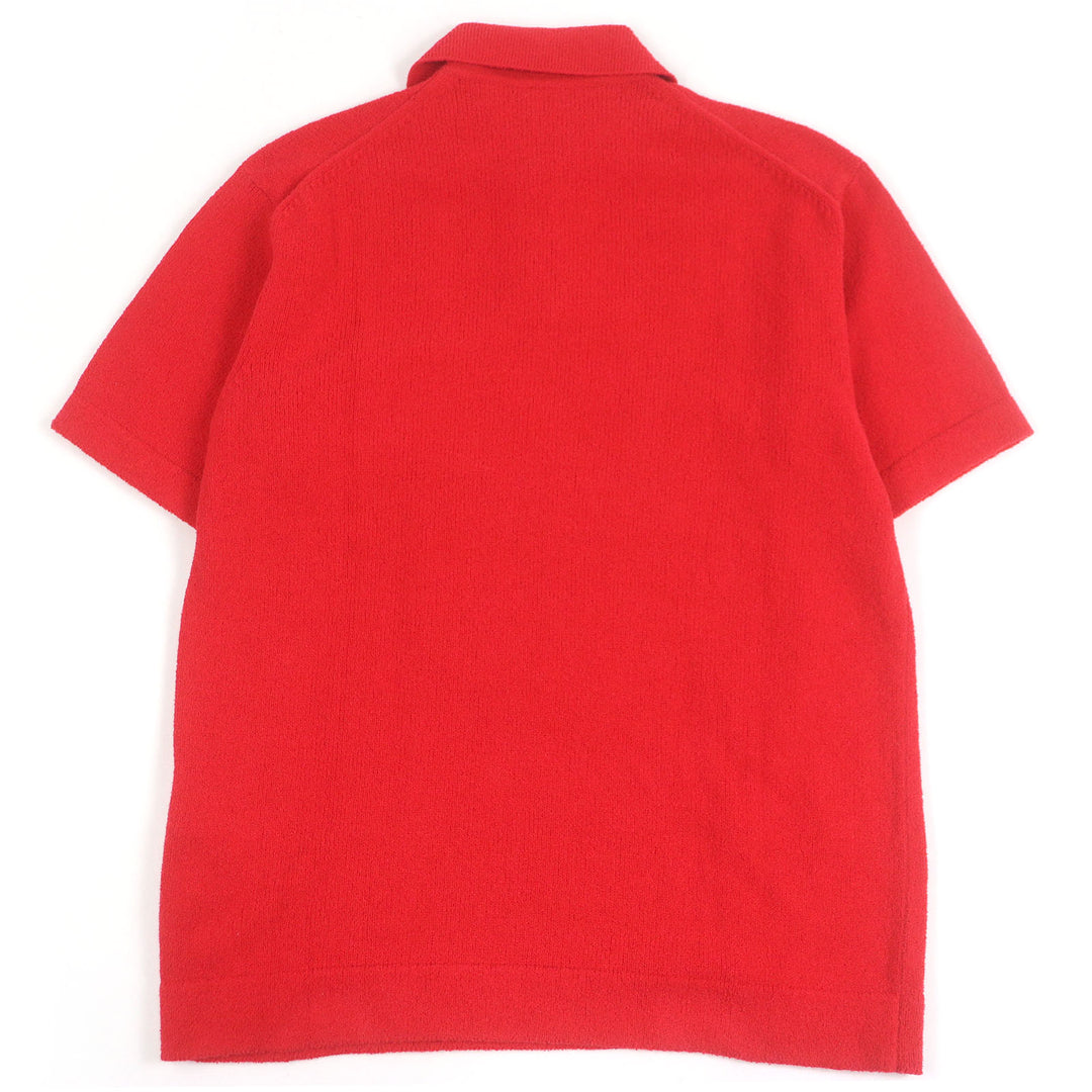 Excellent DIOR×ERL Short sleeve polo shirt Rabbit Red mens XS 313M831AT498