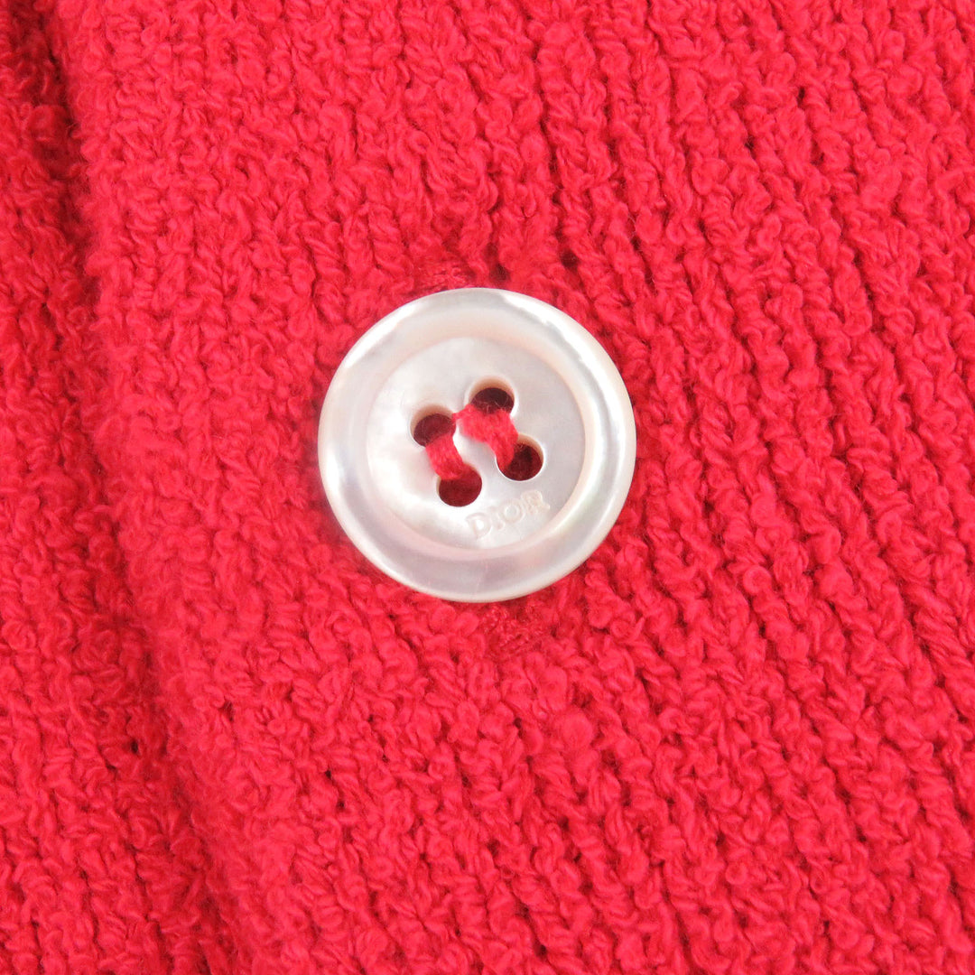 Excellent DIOR×ERL Short sleeve polo shirt Rabbit Red mens XS 313M831AT498