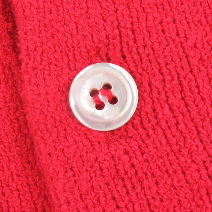 Excellent DIOR×ERL Short sleeve polo shirt Rabbit Red mens XS 313M831AT498