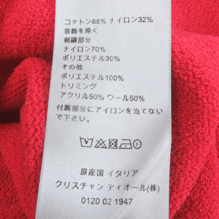 DIOR×ERL 半袖ポロシャツ ラビット レッド コットン メンズ XS 313M831AT498 美品