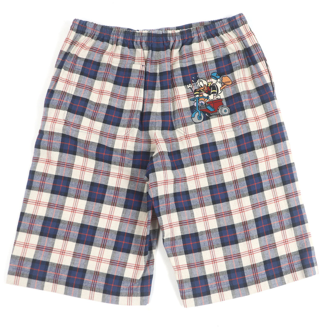 Pristine GUCCI×Disney Shorts Donald Duck Embroidery Blue cotton mens 44 644131