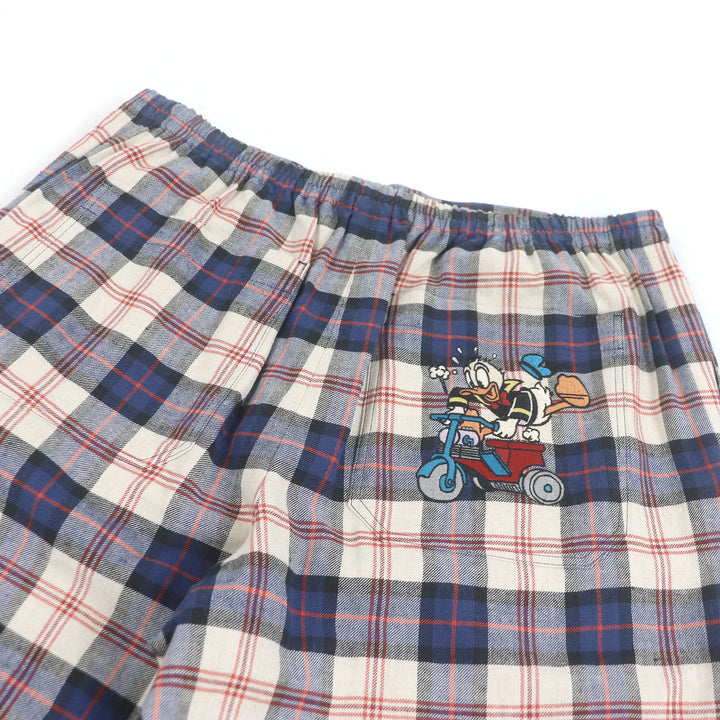 Pristine GUCCI×Disney Shorts Donald Duck Embroidery Blue cotton mens 44 644131