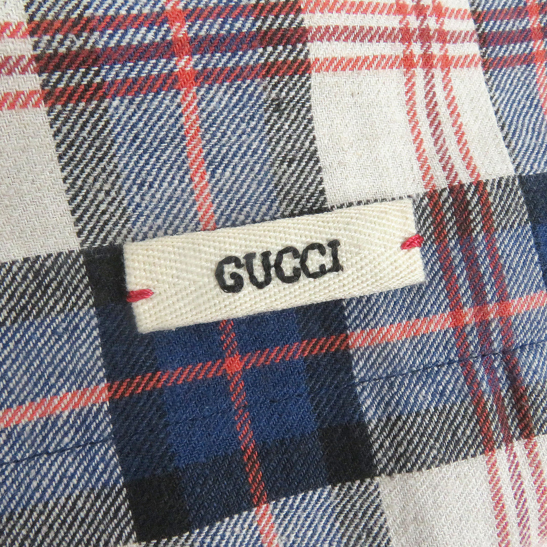 Pristine GUCCI×Disney Shorts Donald Duck Embroidery Blue cotton mens 44 644131