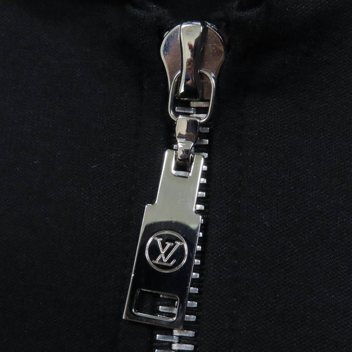 素晴らしい LOUIS VUITTON KANSAI YAMAMOTO パーカー フロントジップ 長袖 ブラック レディース XS