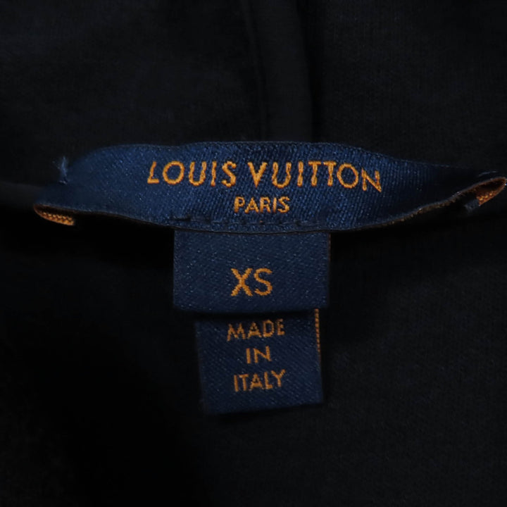 素晴らしい LOUIS VUITTON KANSAI YAMAMOTO パーカー フロントジップ 長袖 ブラック レディース XS