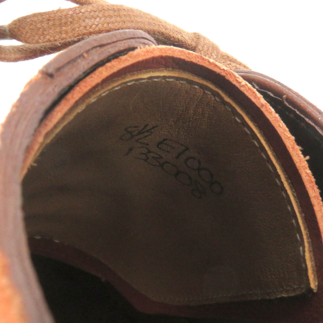 Great John Lobb Aston Martin Dress shoes Plain toe 7000 last terracotta Suede leather