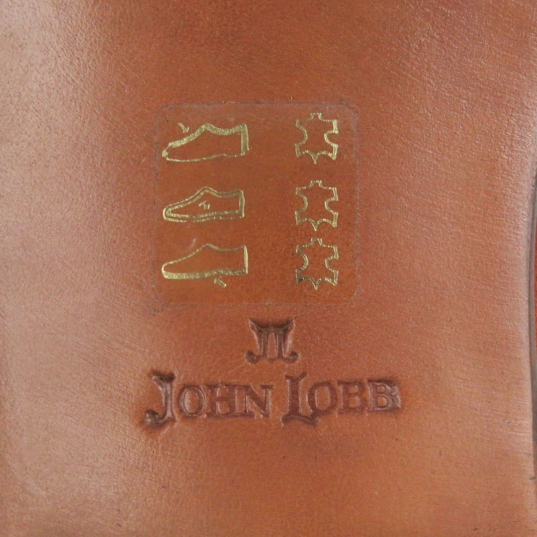 Great John Lobb Aston Martin Dress shoes Plain toe 7000 last terracotta Suede leather