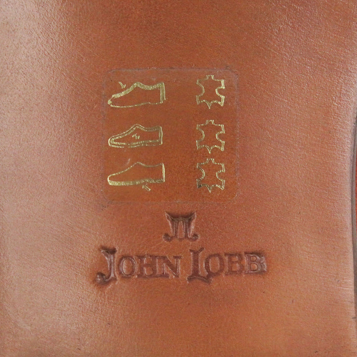 Great John Lobb Aston Martin Dress shoes Plain toe 7000 last terracotta Suede leather