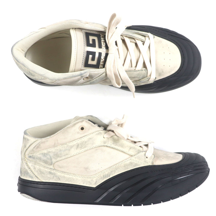 Pristine GIVENCHY sneakers New line USED processing Nubuck Leather 44 BH009KH1PP
