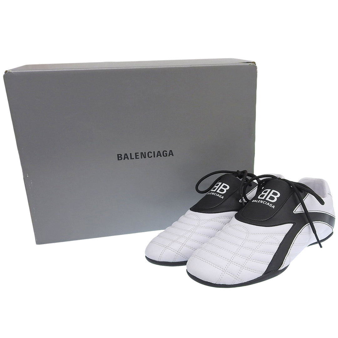 新品 BALENCIAGA ローカットスニーカー ZEN SNEAKER ホワイト ブラック 27 617540