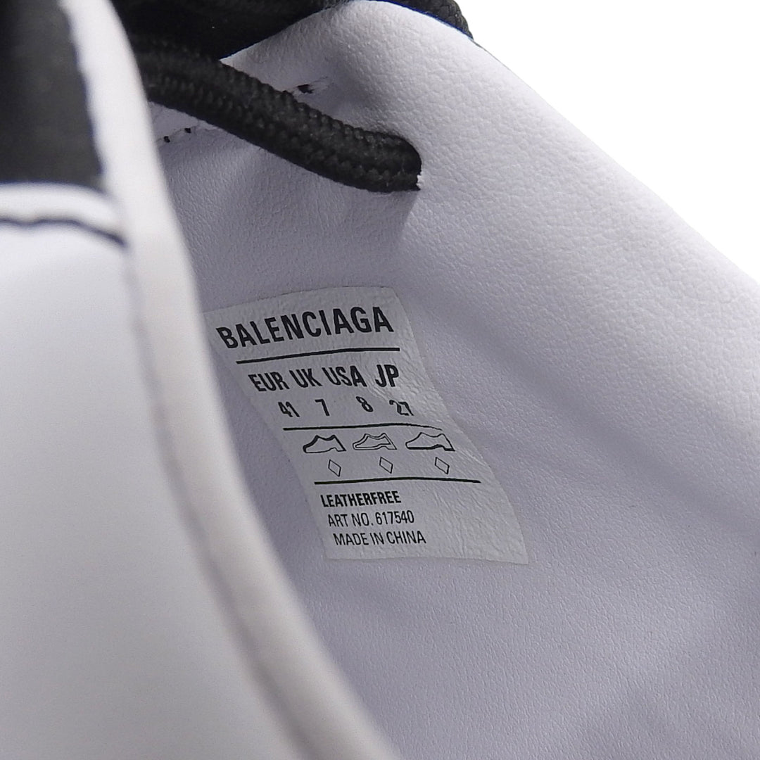 新品 BALENCIAGA ローカットスニーカー ZEN SNEAKER ホワイト ブラック 27 617540