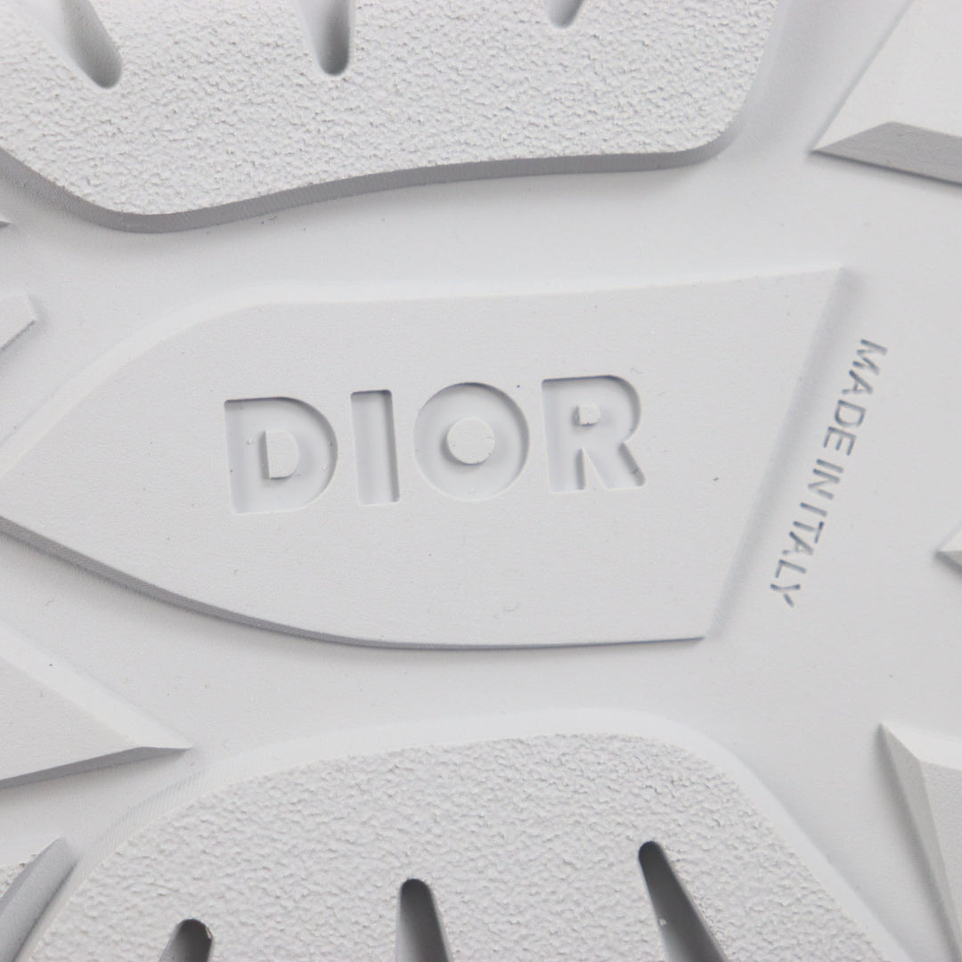 Pristine DIOR Slip-on Oblique Padded Snow Slippers Blue gray Nylon mens 41