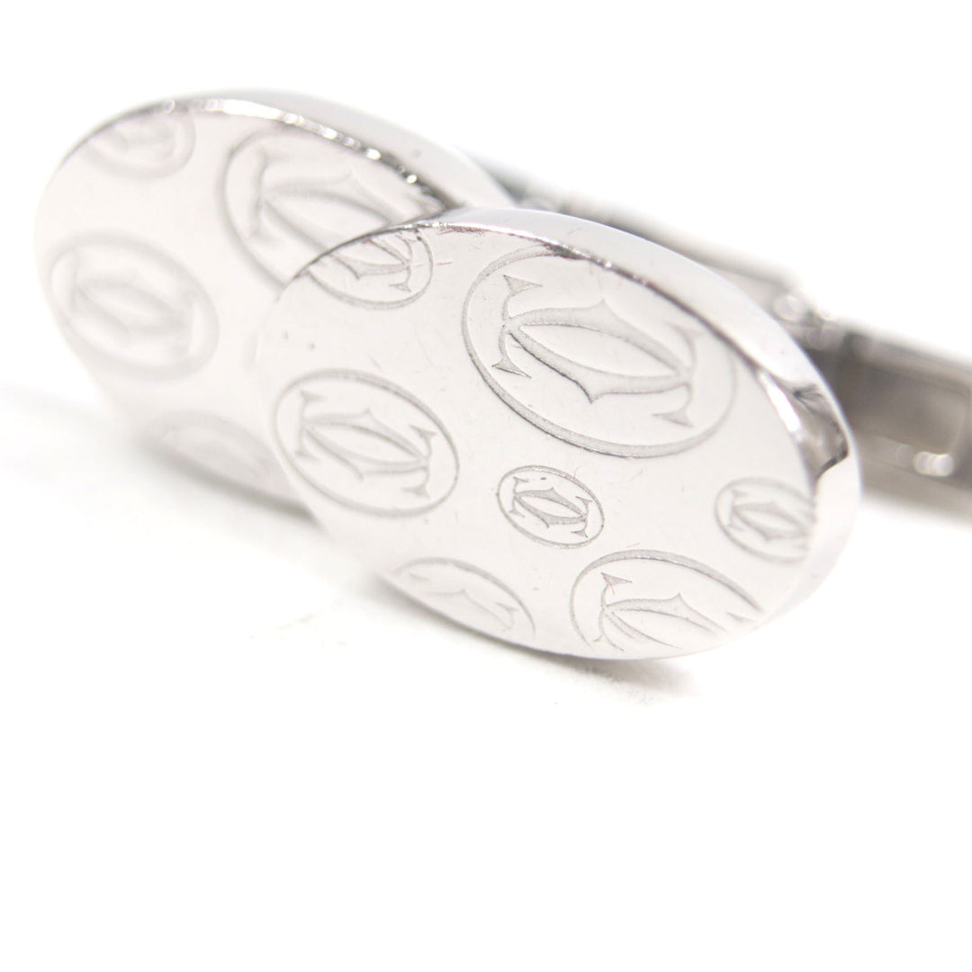 Very Good Cartier Cufflinks cufflinks happy Birthday Silver 925 mens