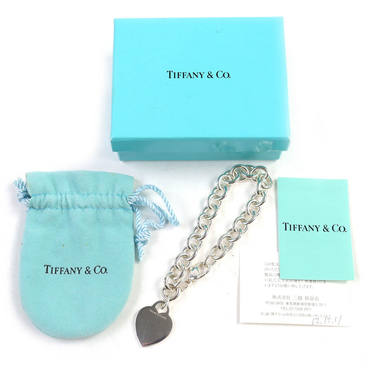素晴らしい TIFFANY&amp;Co. ブレスレット ハートタグブレスレット アクセサリー シルバー SV925 レディース