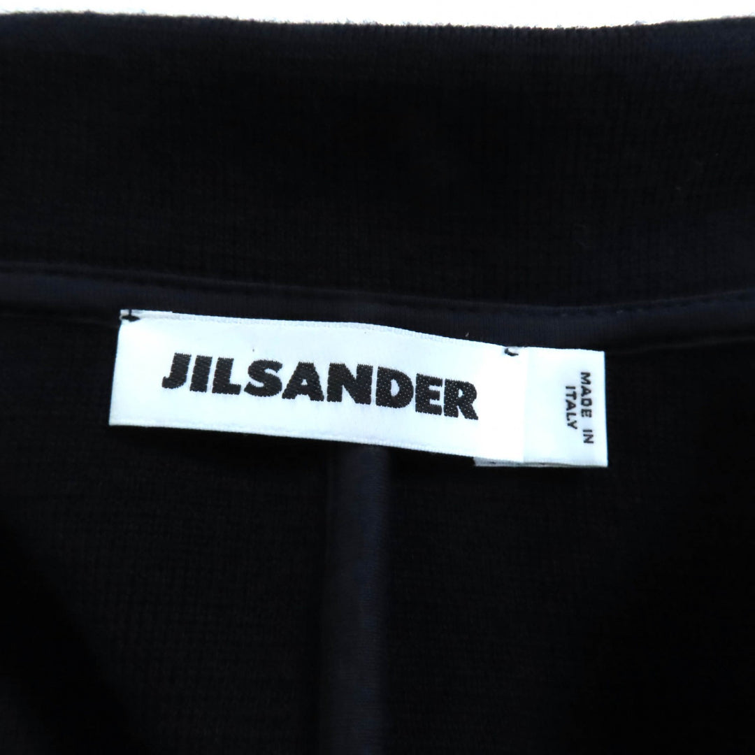 Great JIL SANDER Jacket double-breasted knit Navy wool Women 34 JSPL757039