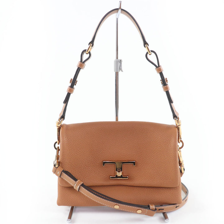 Great TOD’S Shoulder Bag Timeless Mini Flap Bag in Leather XBWTSQC0100T5ZS410