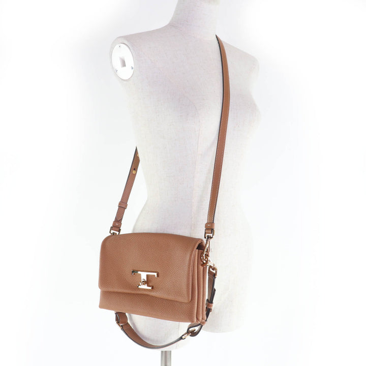 Great TOD’S Shoulder Bag Timeless Mini Flap Bag in Leather XBWTSQC0100T5ZS410