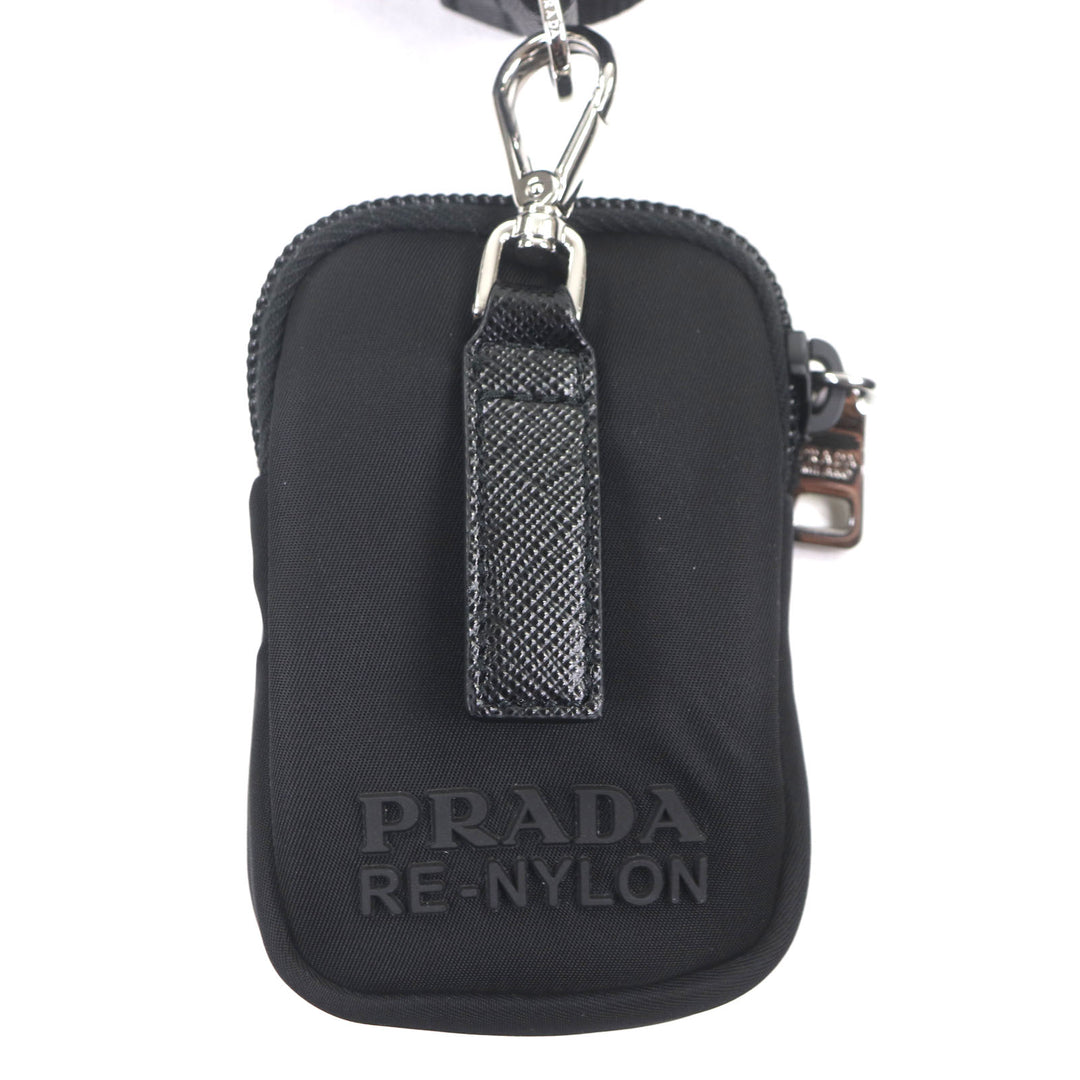 優れたPRADAショルダーバッグブラックナイロンメンズ1BC421